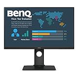 BenQ BL2780T 68,58 cm (27 Zoll) Monitor (Full HD, Slim Bezel, IPS-Panel, höhenverstellbar) schwarz